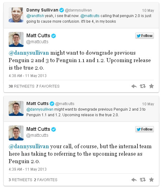 Google 更新了Penguin 2.0算法