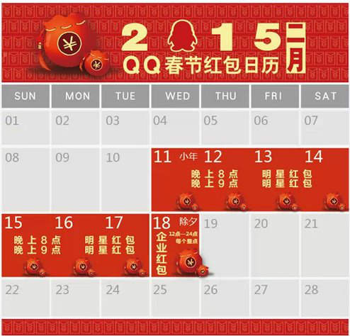 支付寶/微信/手機(jī)QQ搶紅包時(shí)間及攻略(二)